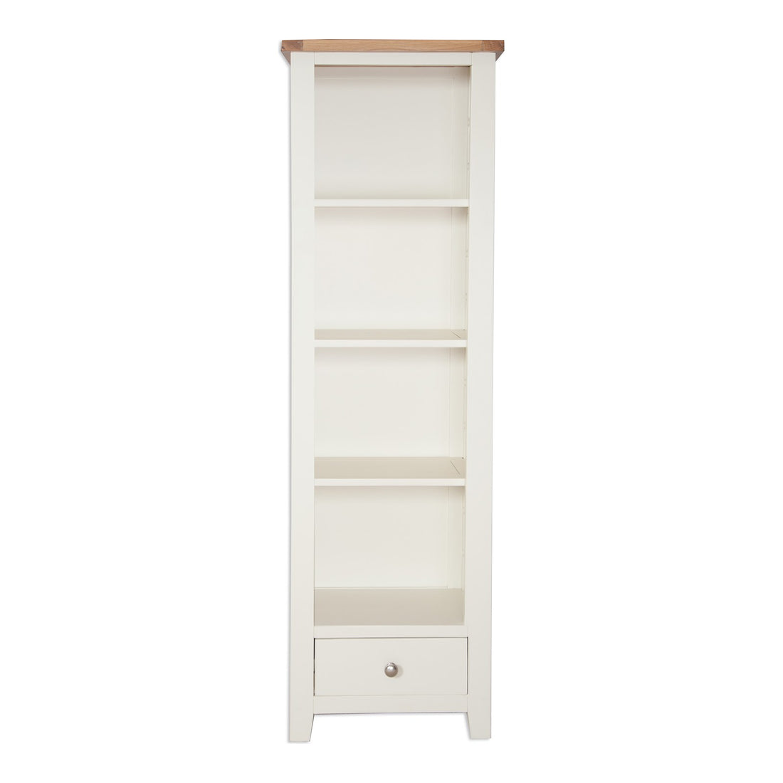 Ashby Ivory Slim Bookcase