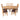 Ashby Natural 1.2m Extending Dining Table