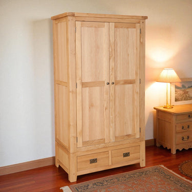 Ashby Natural 2 Door 2 Drawer Wardrobe - view 4