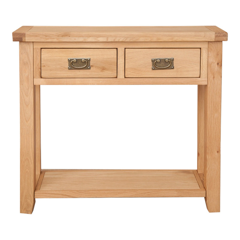 Ashby Natural 2 Drawer Console Table