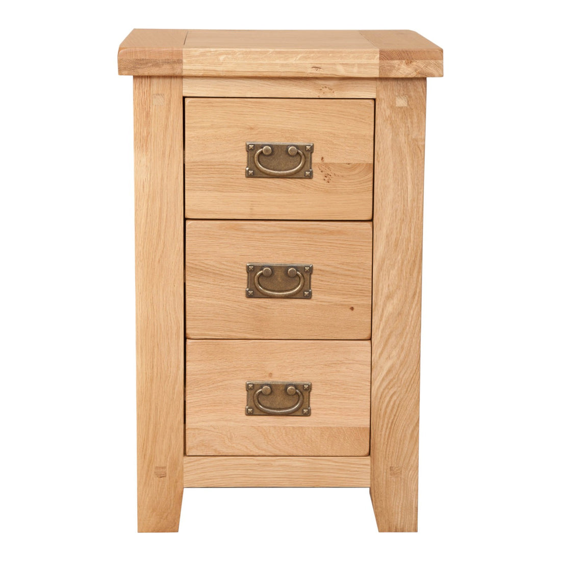 Ashby Natural 3 Drawer Bedside Cabinet