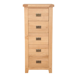 5 Drawer Tall Chest of Drawers