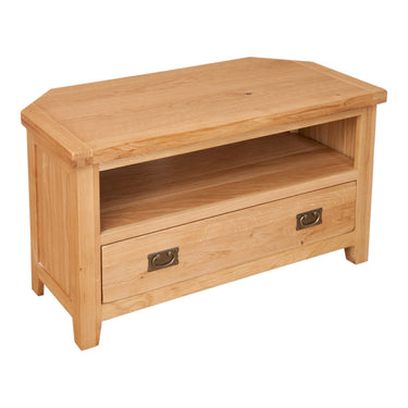 Ashby Natural Corner TV Unit - view 2