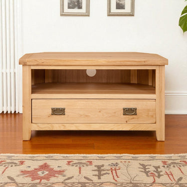 Ashby Natural Corner TV Unit - view 3