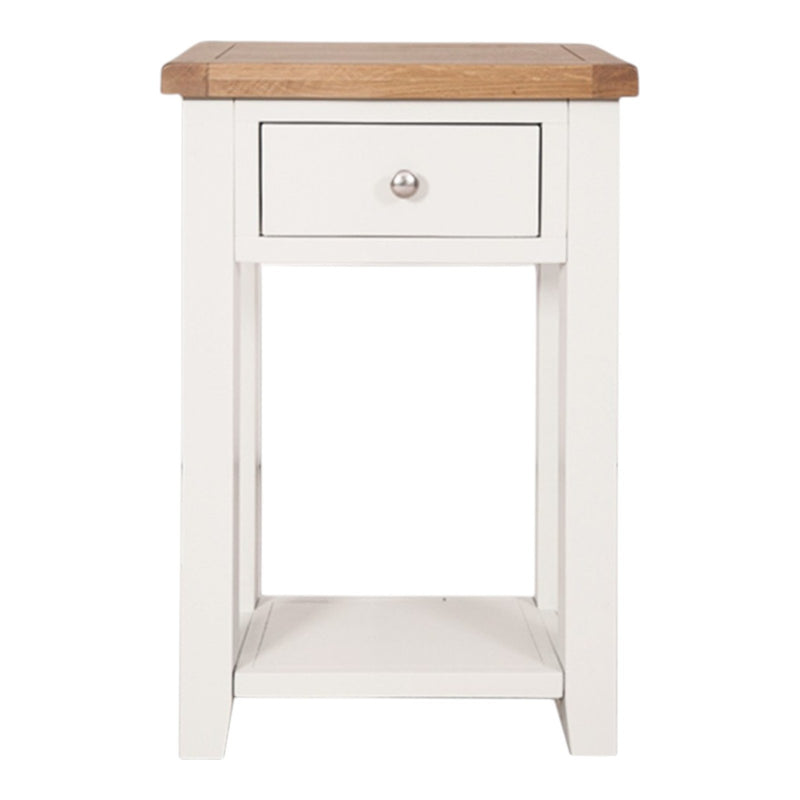 Ashby White 1 Drawer Console Table