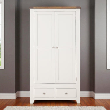 Ashby White 2 Door 2 Drawer Wardrobe - view 2