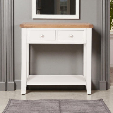 Ashby White 2 Drawer Console Table - view 2