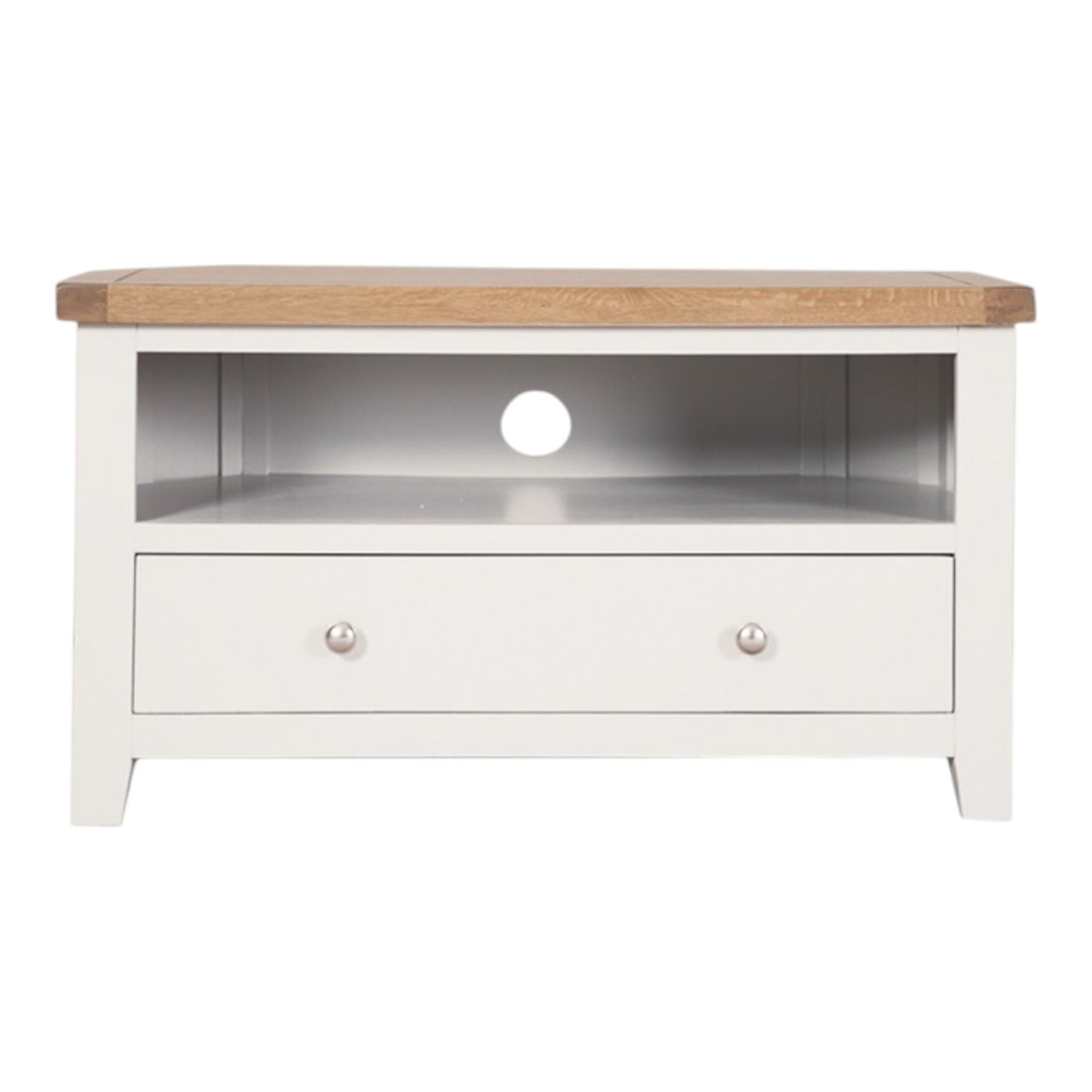 Ashby White Corner TV Unit