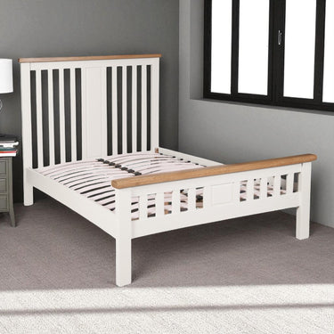 Ashby White Double Bed - view 2