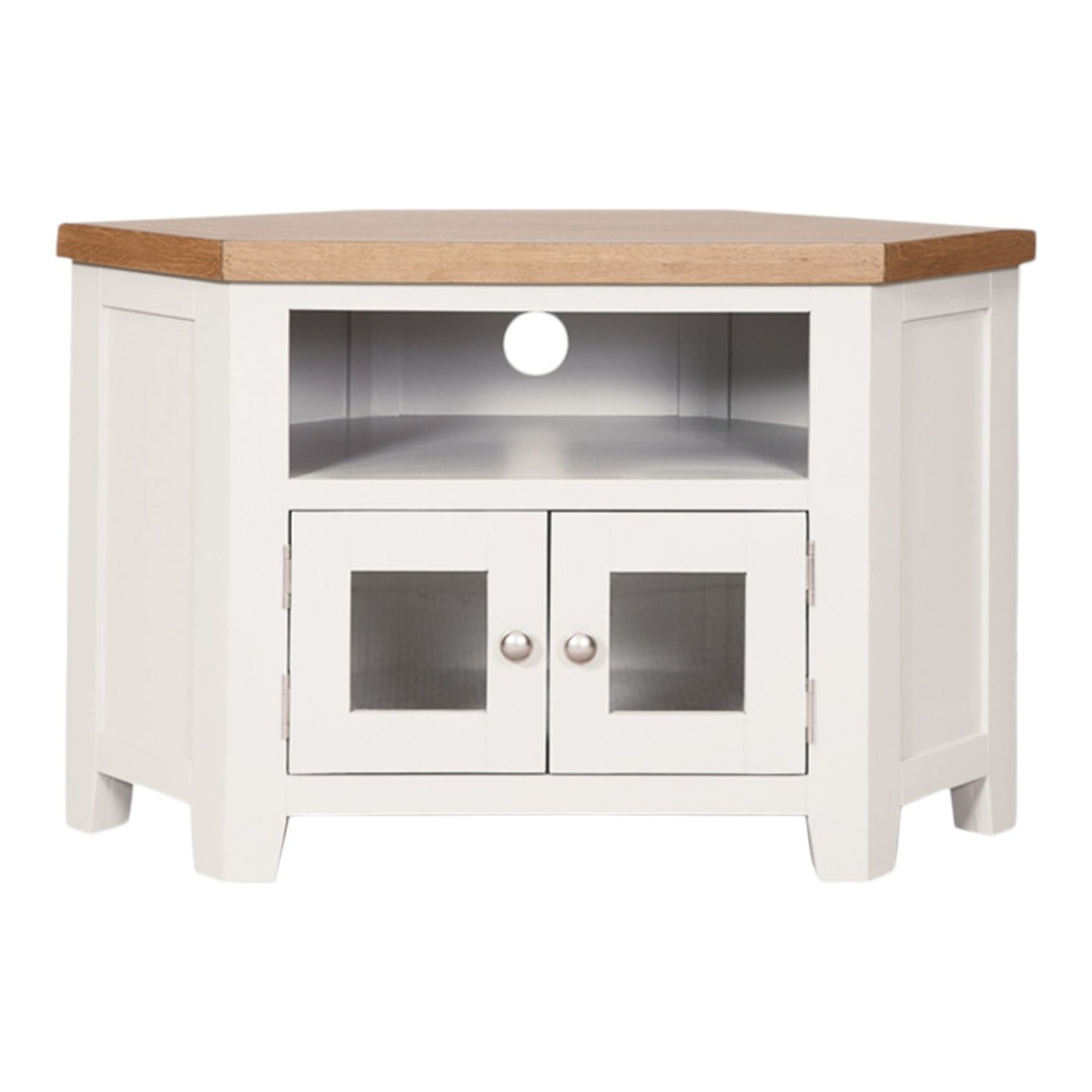 Ashby White Glazed TV Unit