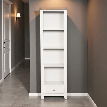 Ashby White Slim Bookcase - view 2
