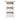 Ashby White Small Bookcase / DVD Rack