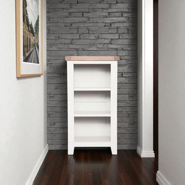 Ashby White Small Bookcase / DVD Rack - view 2