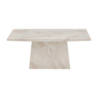 Aurelia Marble Coffee Table - Taupe – front view