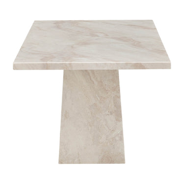 Aurelia Marble Coffee Table - Taupe – side view