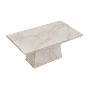 Aurelia Marble Coffee Table - Taupe – view from above