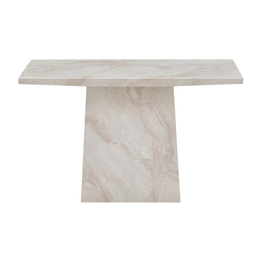 Aurelia Marble Console Table - Taupe – front view