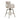 Aurelia Swivel Counter Stool - Beige – angled view
