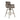 Aurelia Swivel Counter Stool - Mocha – angled view