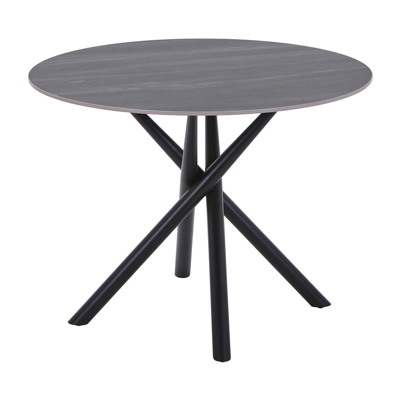 Avesta 1m Round Grey Ceramic Dining Table