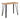 Barlow 1.2m Oak Effect Bar Table – studio view 1