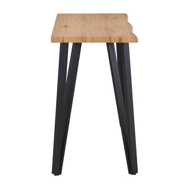 Barlow 1.2m Oak Effect Bar Table – studio view 2