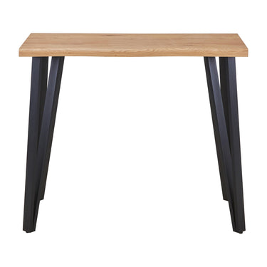 Barlow 1.2m Oak Effect Bar Table – studio view 3