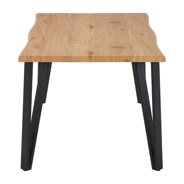 Barlow 1.6m Oak Effect Dining Table – studio view 3