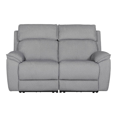 Bellamy 2 Seater Fabric Electric Recliner Sofa in Greige – view 3