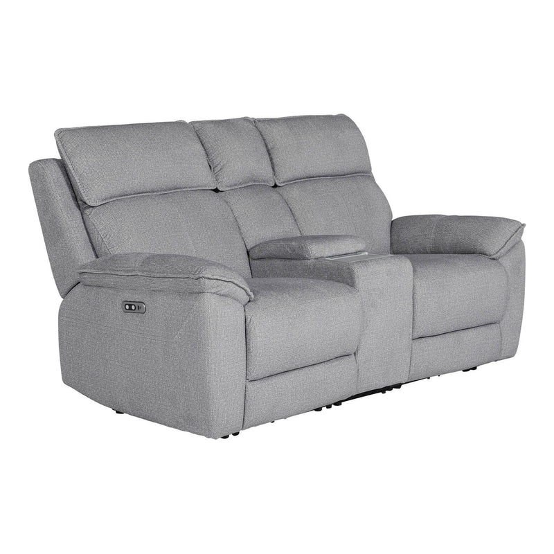 Bellamy 2 Seater Fabric Electric Recliner Sofa with Console