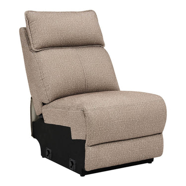 Bellamy Fabric Armless Corner Section in Latte