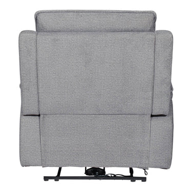 Bellamy Fabric Electric Recliner Arm Chair in Greige – view 4