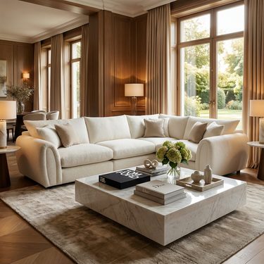 Archie 3 Corner 1.5 Fabric Sofa