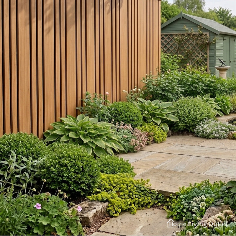 Composite Exterior Slat Wall Cladding - Waterproof, UV-Resistant - Wide Slat