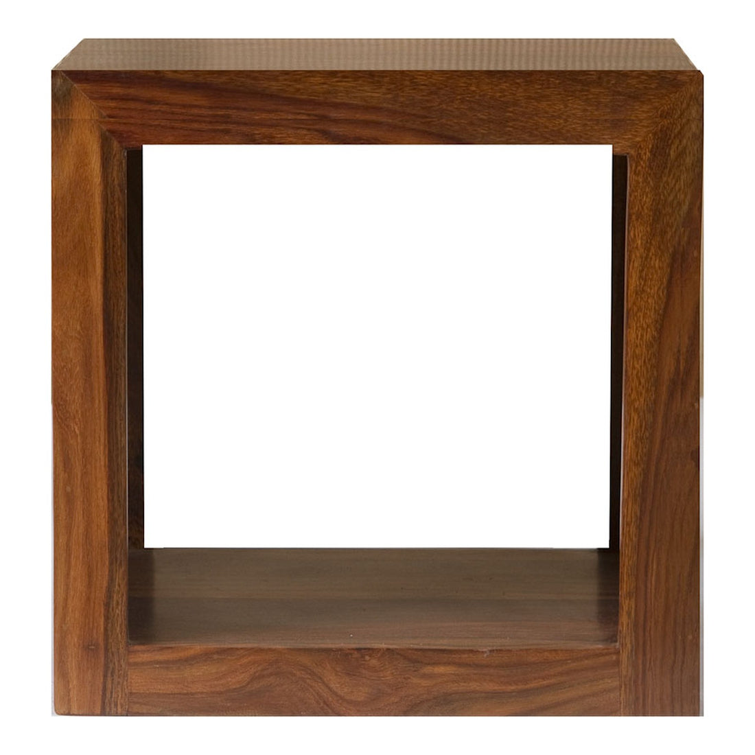 Corbin Sheesham Wood 1 Hole Shelving Bookcase