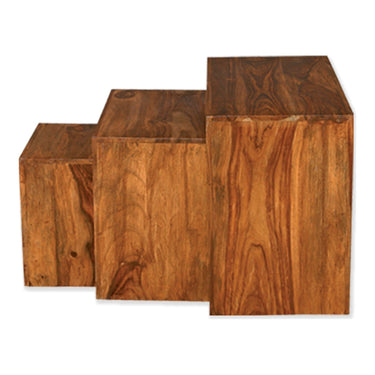 Corbin Sheesham Wood Nest of Tables - view 2