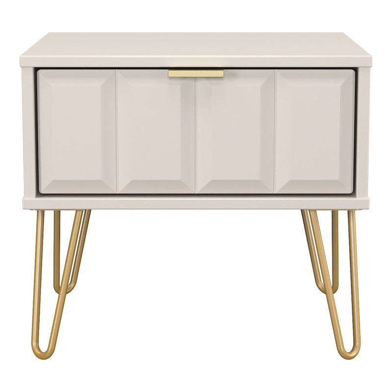 Cube 1 Drawer Bedside Cabinet
