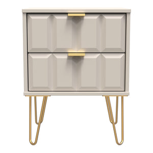 2 Drawer Bedside Cabinet