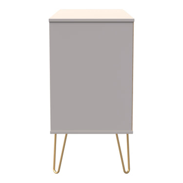 Cube 3 Drawer Sideboard in Kashmir Matt, side view