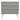 Cube 3 Drawer Wide Chest of Drawers in Dusk Grey, front view