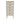 Cube 5 Drawer Narrow Chest of Drawers in Kashmir Matt with gold hairpin legs, front view
