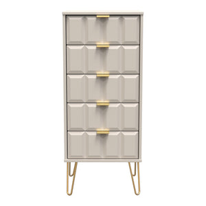 5 Drawer Narrow Chest of Drawers