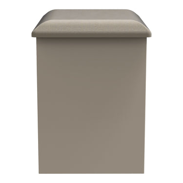 Cube Dressing Stool in Kashmir Matt, side view