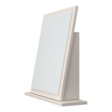 Cube Dressing Table Mirror in Kashmir Matt, angled side view