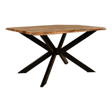 Culbert Mango Wood Live Edge 1.35m Dining Table - view 3