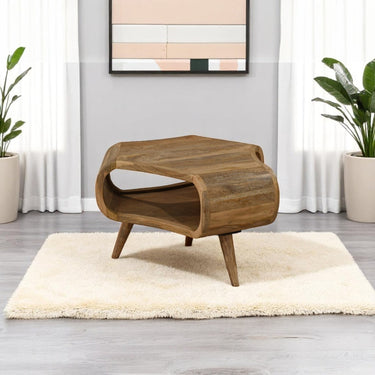 Culbert Mango Wood Small Tri Table - view 3