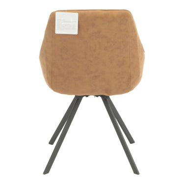 Darley Dining Chair - Brown - view 2