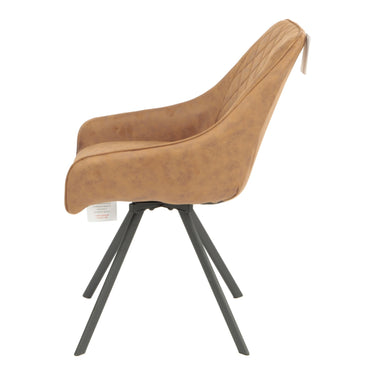 Darley Dining Chair - Brown - view 4