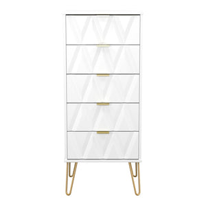 5 Drawer Narrow Chest of Drawers