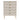 Diamond 5 Drawer Wide Chest of Drawers in Kashmir Matt with gold hairpin legs, front view
